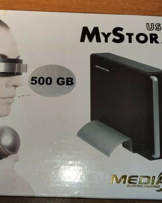 MEDIACOM: Hard disk Esterno da 500 Gb