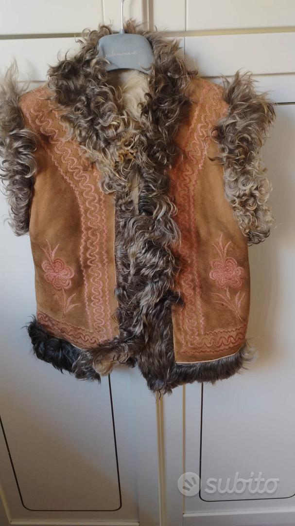 gilet in pelle di pecora originario del Marocco Abbigliamento