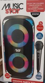 altoparlante bluetooth aux microfono nuovo