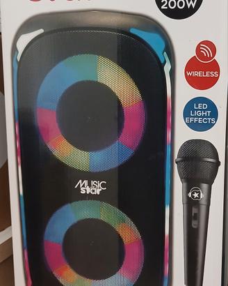 altoparlante bluetooth aux microfono nuovo