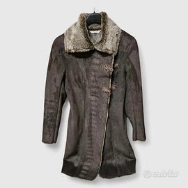 Cappotto Montone donna ricamato tg 40