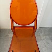 sedia Kartell arancione