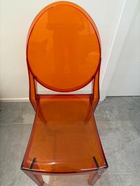 sedia Kartell arancione