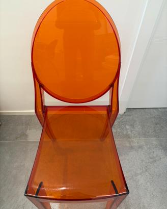 sedia Kartell arancione