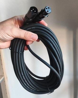 Cavo XLR-Cannon per microfono, 10m