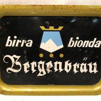 VASSOIO pubblicitario BERGENBRAU