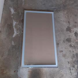 Specchio da parete bagno 51x91cm con luci integrat