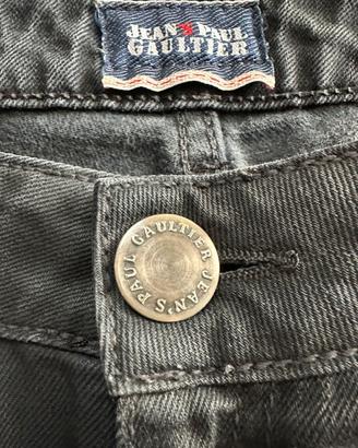 Jeans neri donna Jean Paul Gaultier