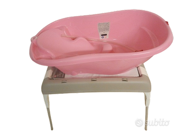 fasciatoio con vasca per bambini/ Wickeltisch