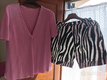 Completo blazer e pantaloncino corto donna tg.M 