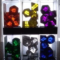 Set di dadi per giochi di ruolo (d&d) e società