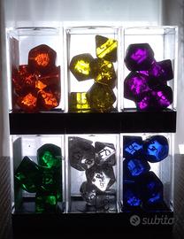 Set di dadi per giochi di ruolo (d&d) e società