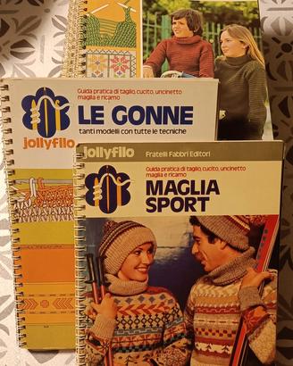 18 volumi cucito "JOLLY FILO" Orig. anni 70