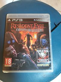 videogame PS3 Resident evil operation raccoon city
