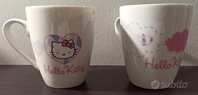 Coppia di tazze mug in porcellana Hello Kitty
