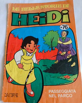 Heidi fumetto fine anni 70