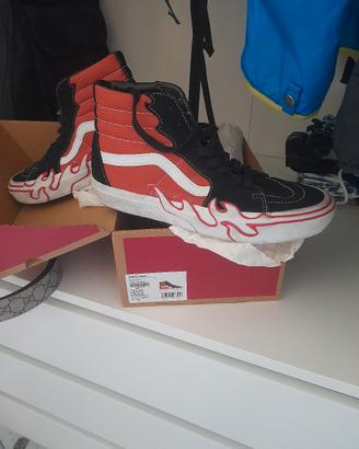 Scarpe N° 41  VANS SK8 HI-FLAME  