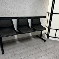 Set 3 Sedie da sala d'attesa