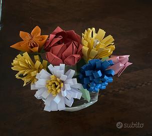 Mazzo di fiori di carta