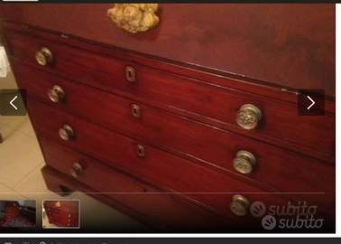 RIBALTA D'EPOCA INGLESE RESTAURATA