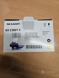 Toner per stampante laser sharp mod. MX-C30GT-Y