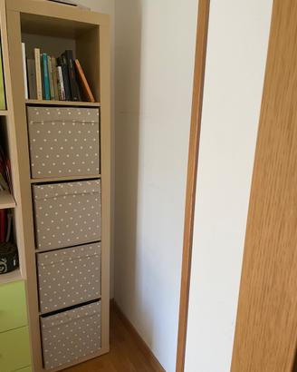 Libreria 185 cm con cassetti – salvaspazio