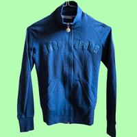 GAS felpa blu donna vintage, maniche lunghe