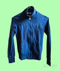 GAS felpa blu donna vintage, maniche lunghe