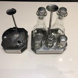 Oliera sale pepe formaggera accio inox made Italy