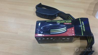 lampada frontale a LED ricaricabile  con sensore 