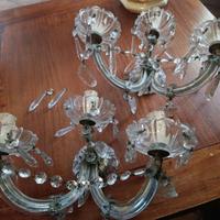 coppia di aplique da muro