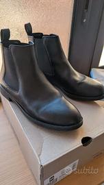 Stivaletti Chelsea Clarks Griffin Plaza Nero Pelle