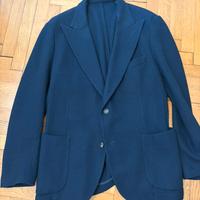 Giacca barba napoli lana blu 54 sartoriale