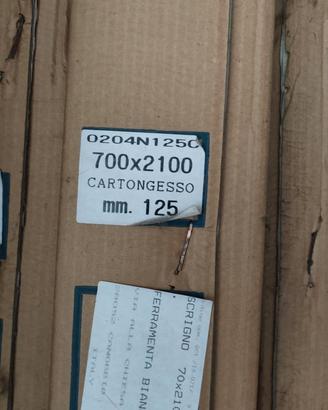Cassonetti Scrigno 700 800 2100 cartongesso 125