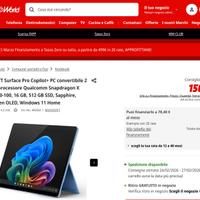 Surface Pro 11 Copilot+ PC 13 pollici OLED X-Elite