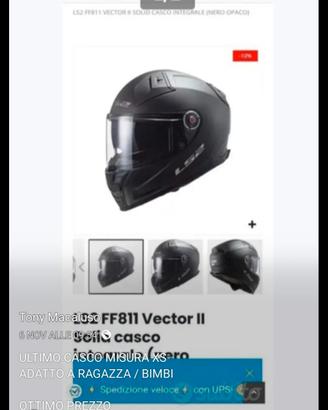 casco nuovo x bimba / donna 