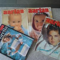 4 riviste Aarlan anni 90 lavori a maglia