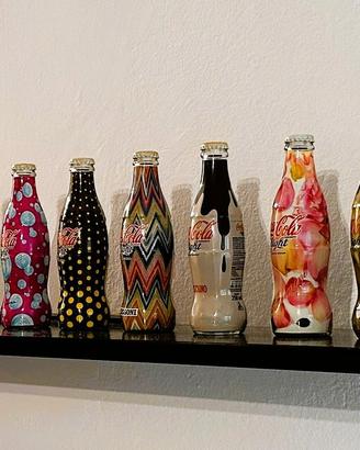 Set Completo 8 Bottiglie Coca Cola Light "Tribute