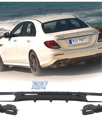 DIFFUSORE MERCEDES W213 16-20 LOOK E63 TERMINALI D