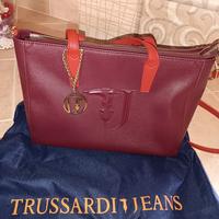 Borsa Trussardi bordeaux/burgundy con dustbag