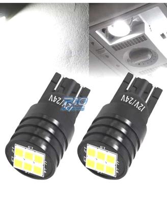 LED BULBS BIANCO DIAMANTE W5W T10 - SERIE NERA