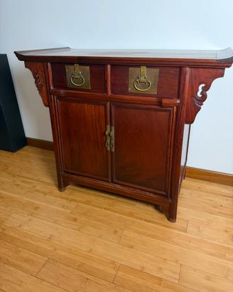 buffet cinese con hardware in ottone