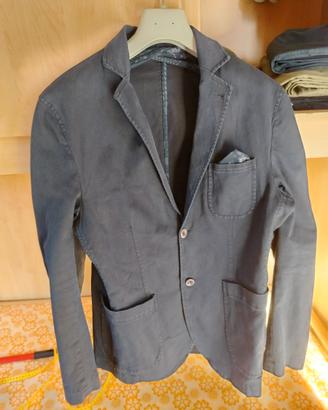 2 blazer/giacche in cotone slim vestono s