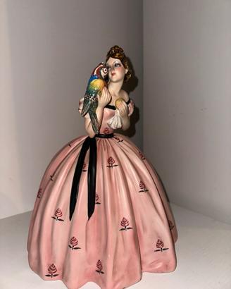 Dama  in ceramica déco ( Arturo pannunzio)