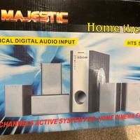Impianto audio surround 5.1 Home theatre Majestic