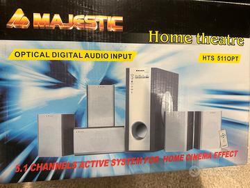 Impianto audio surround 5.1 Home theatre Majestic