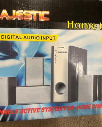 Impianto audio surround 5.1 Home theatre Majestic