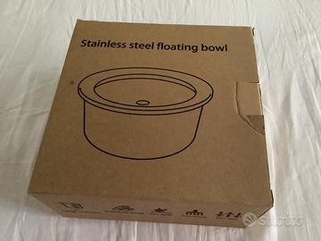Stainless steel floating bowl