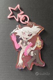 Angel Dust Hazbin Hotel acrylic keychain