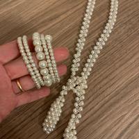 Collana di perle con bracciale